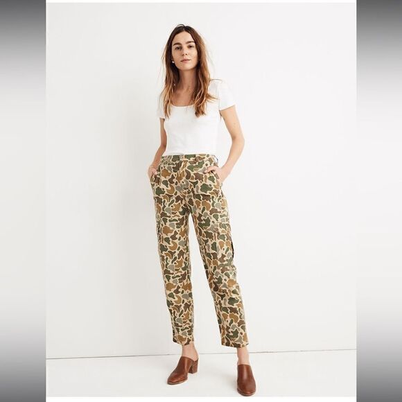 Madewell High Rise Cargo Camo Pants - Picture 2 of 10